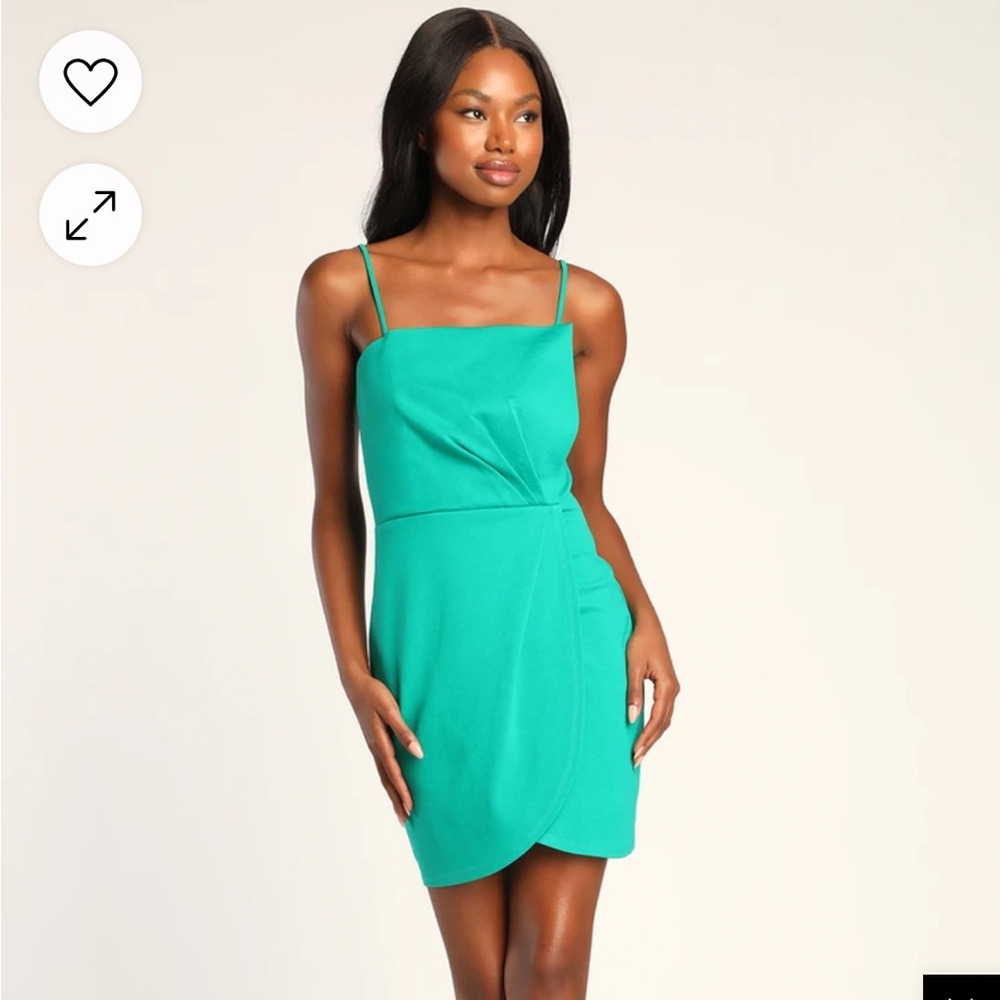 Lulus NWT Teal Dress